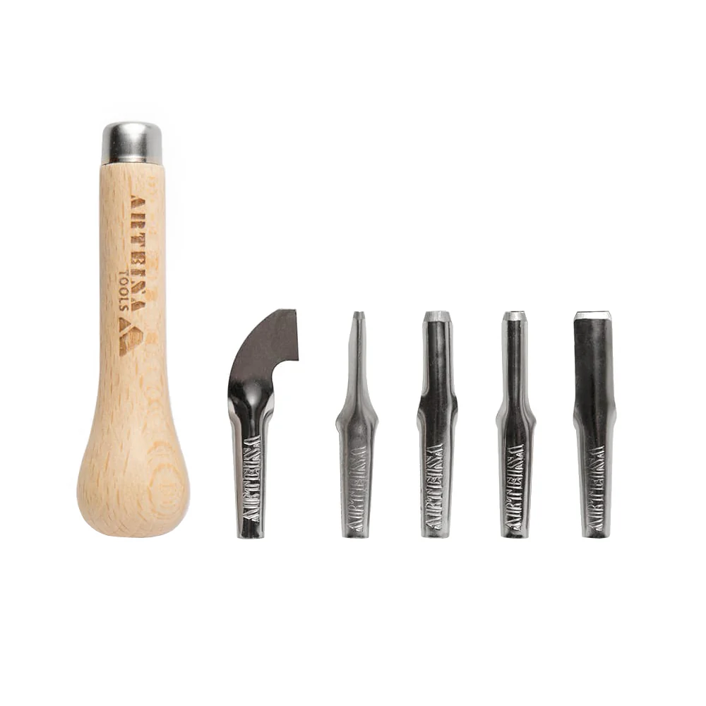 Artiena Wooden Lino Cutting Tool Set