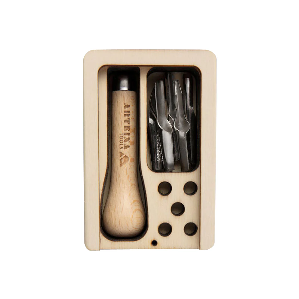 Artiena Wooden Lino Cutting Tool Set - Image 2