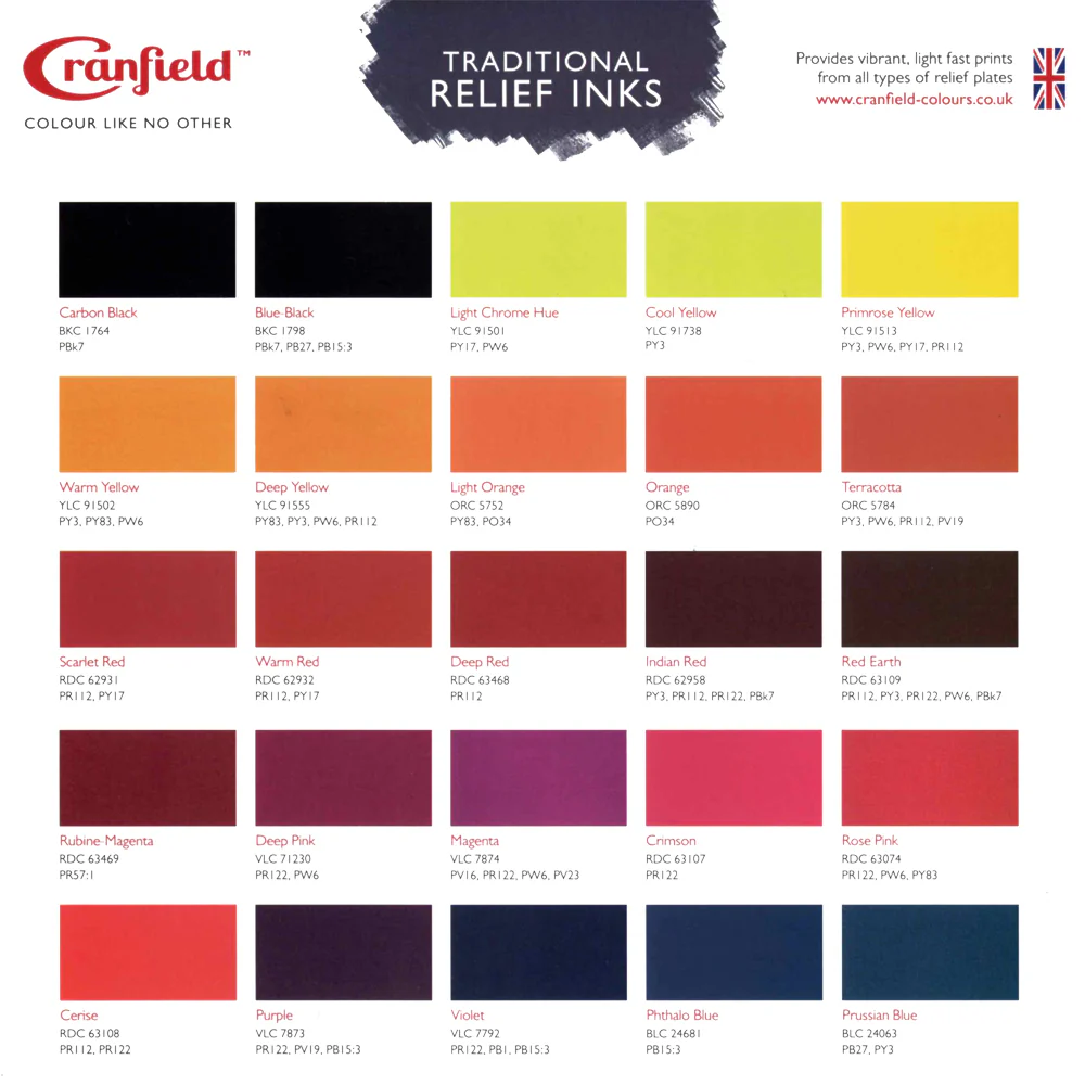 Cranfield Traditional Oil Based Relief Ink - Image 2