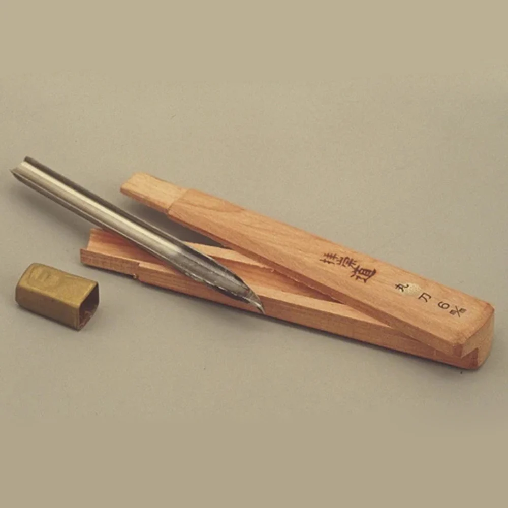 Japanese Woodblock Cutting Tool - V Gouge - Image 3