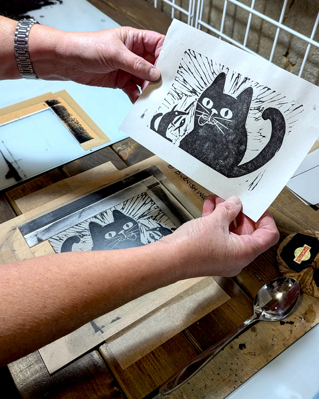 Six Week Linocut Summer School with Frankie Brown - Image 5