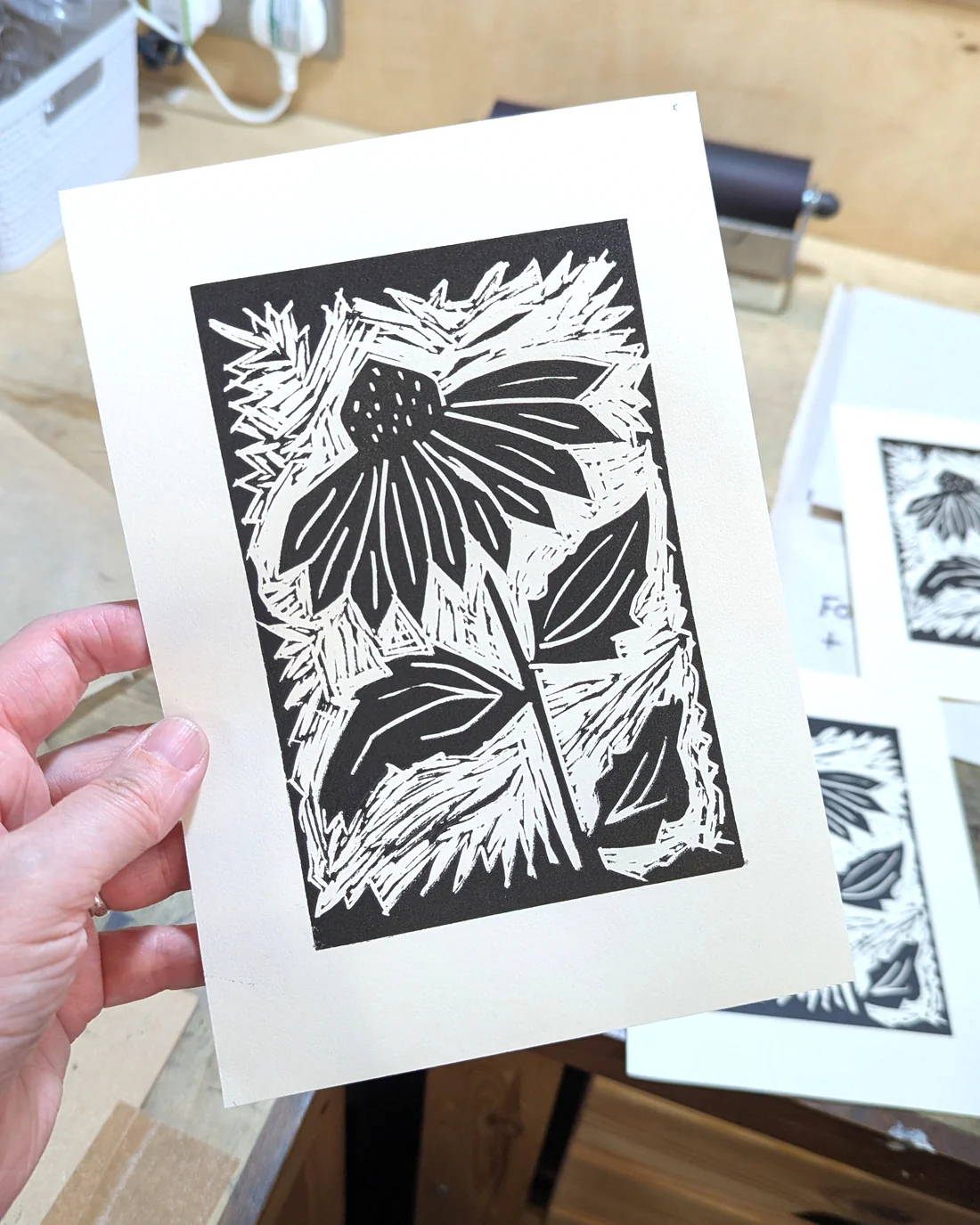 Six Week Linocut Summer School with Frankie Brown - Image 7