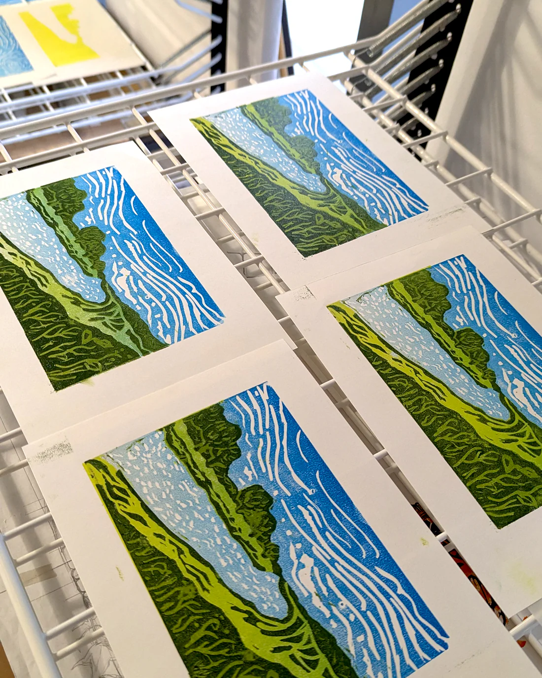 Six Week Linocut Summer School with Frankie Brown - Image 8